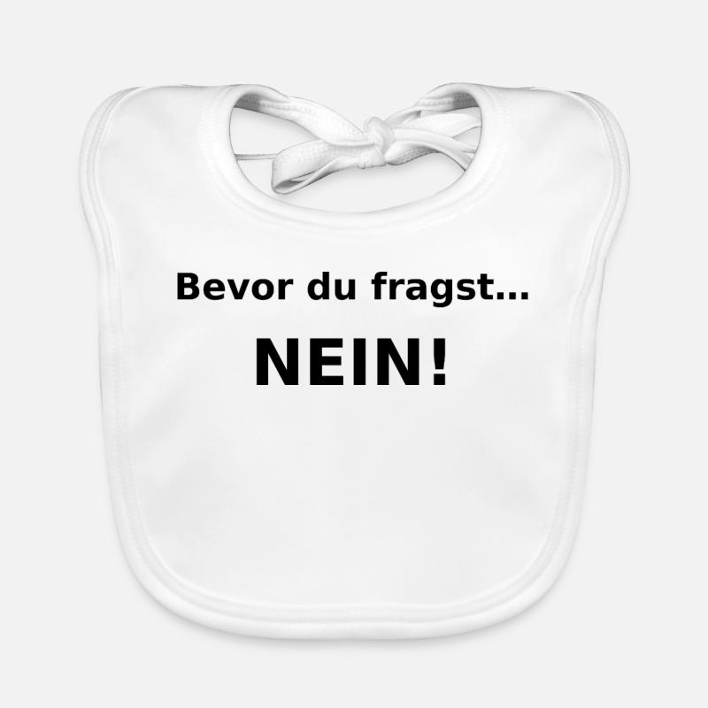 Bevor du fragst…..nein!  Baby Bio-Lätzchen