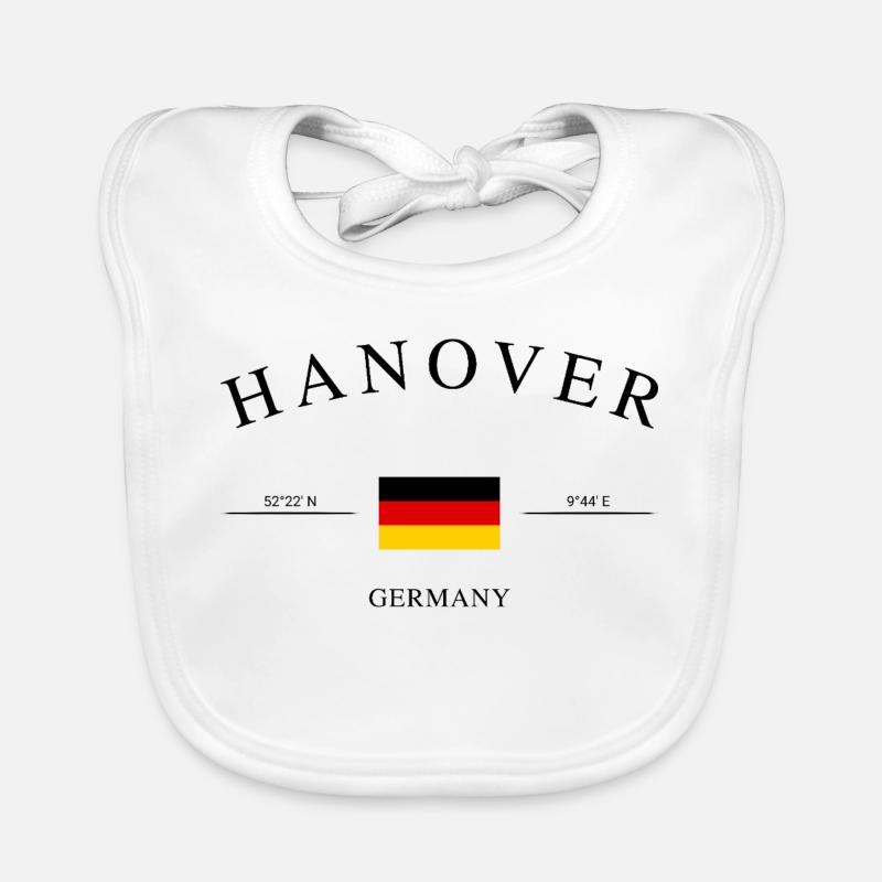 Hannover Deutschland – Urlaub Souvenir & Geschenk Baby Bio-Lätzchen