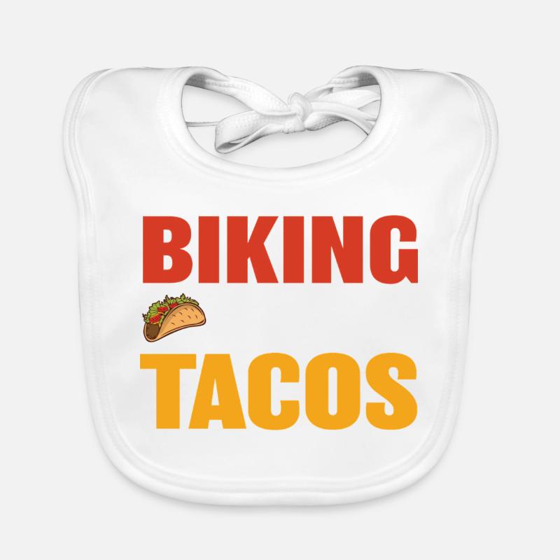 Vélo et tacos conçus pour les loisirs Bavoir bio Bébé