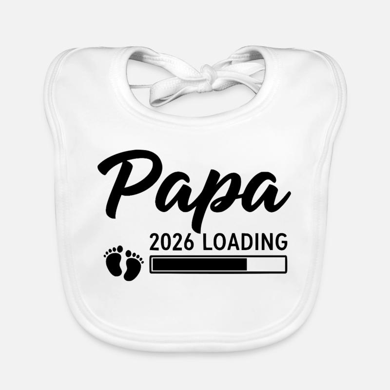 Papa 2026 Loading Baby Bio-Lätzchen