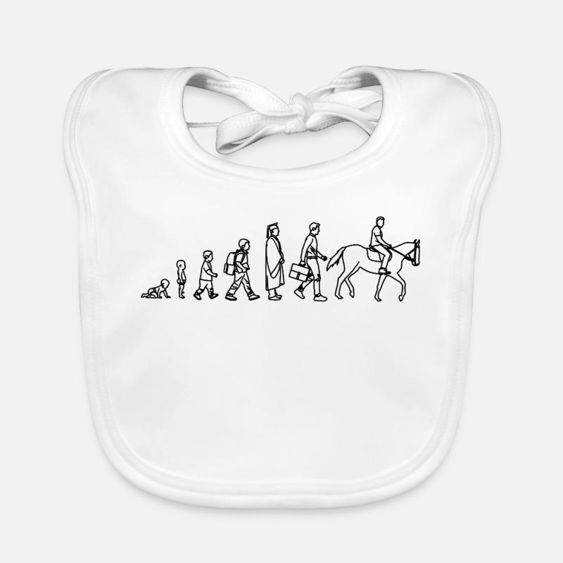 Evolution from child to rider Organic Baby Bibs