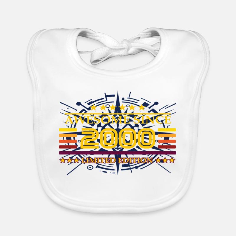 Awesome since 2000 Limited Edition Organic Baby Bibs