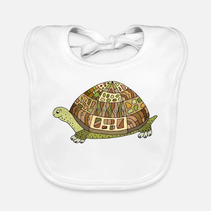 Schildkröte Baby Bio-Lätzchen