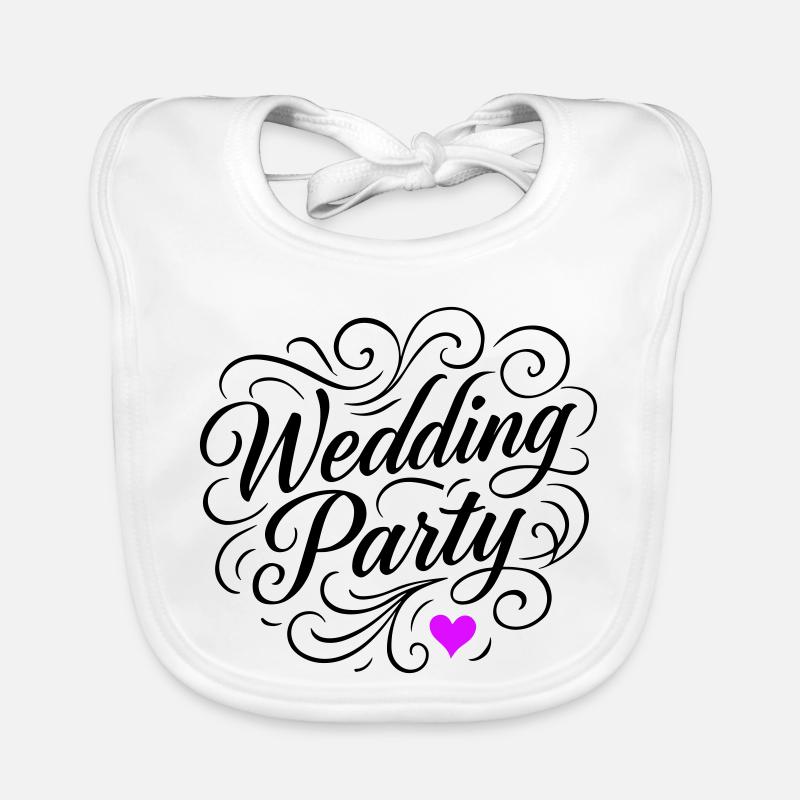 Fête de mariage Fête de mariage Bavoir bio Bébé