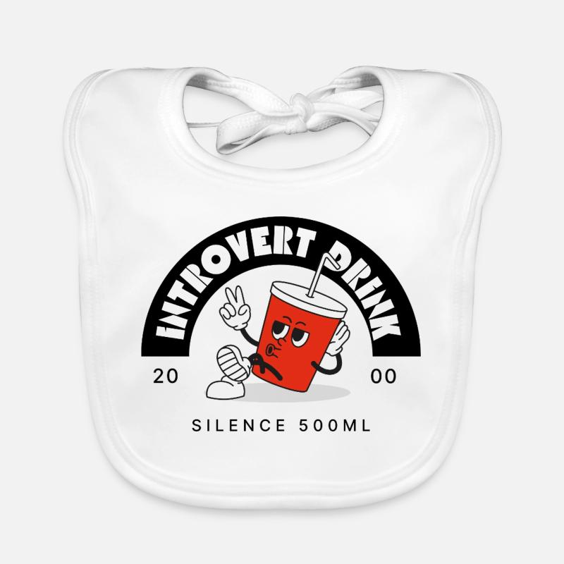 Introvert Organic Baby Bibs