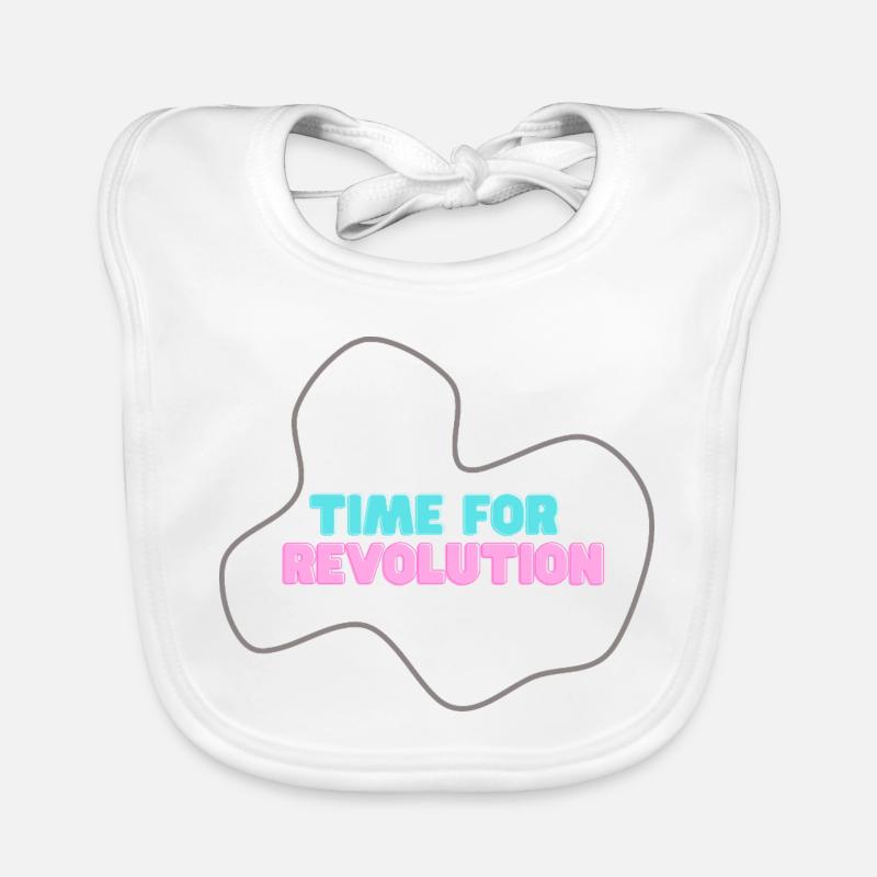Neo-Typotype: Time for Revolution Organic Baby Bibs