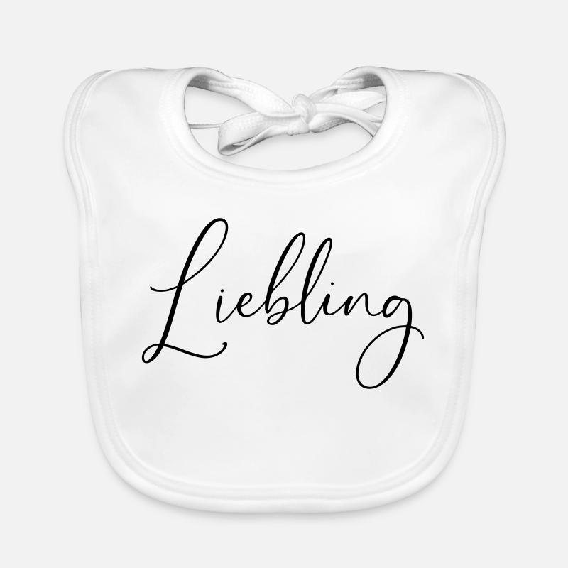 darling / handwriting design Organic Baby Bibs