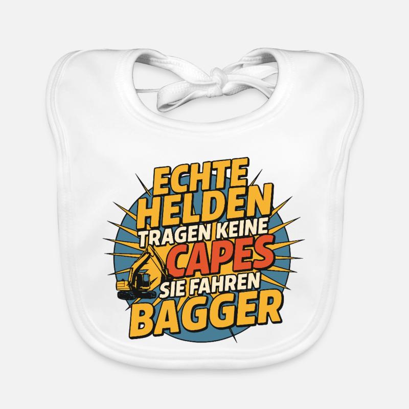 Real heroes ride BaggeR Organic Baby Bibs