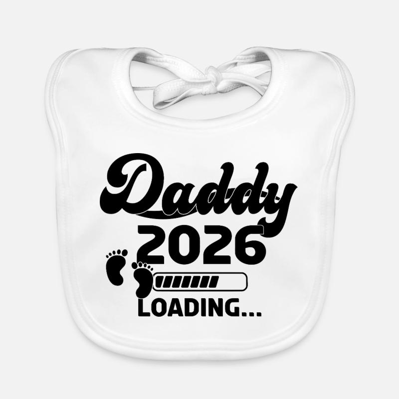 Daddy 2026 Loading Baby Bio-Lätzchen