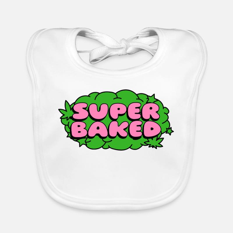 Super Baked Neon Pop Baby Bio-Lätzchen