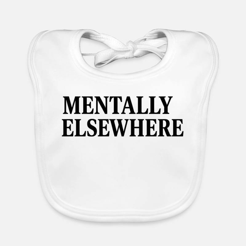 MENTALEMENT AILLEURS Bavoir bio Bébé