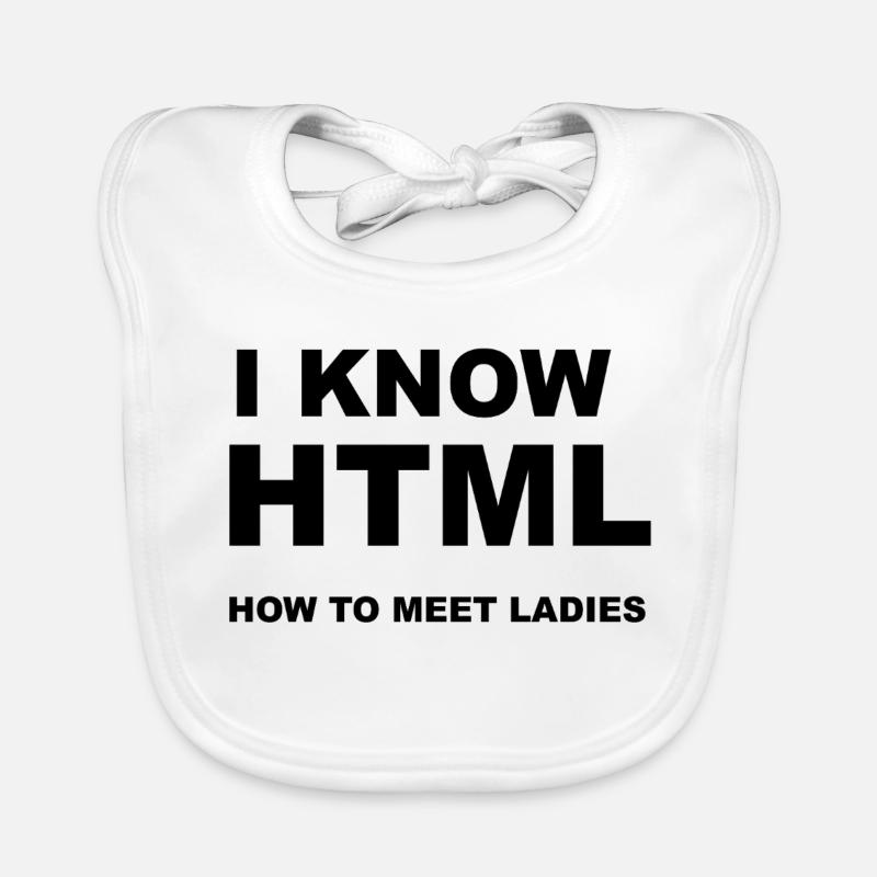 Single & am Debuggen – Lustiges Nerd Dating Shirt  Baby Bio-Lätzchen