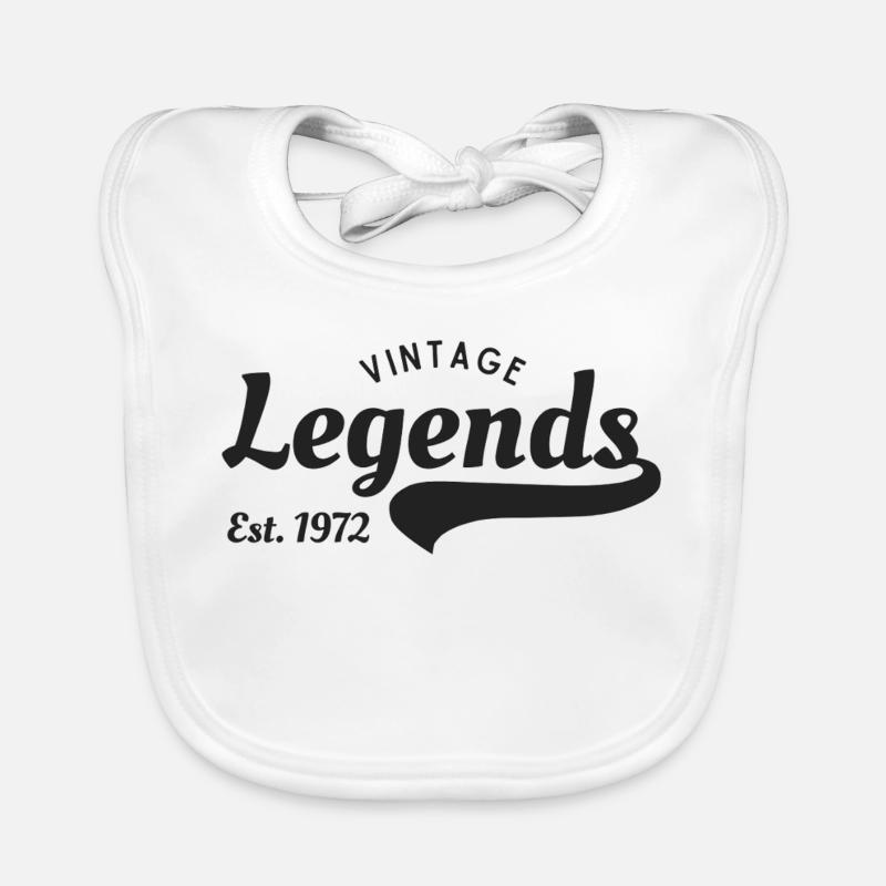Vintage Legenden 1972 Baby Bio-Lätzchen