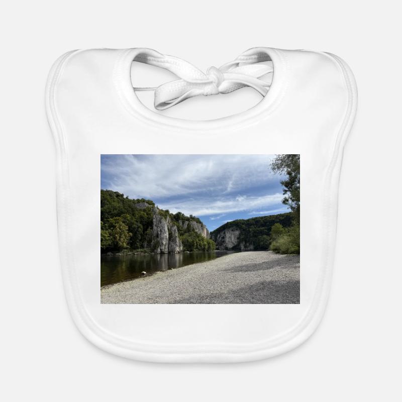 Kelheim River Cliffs Landscape Danube Gorge Organic Baby Bibs