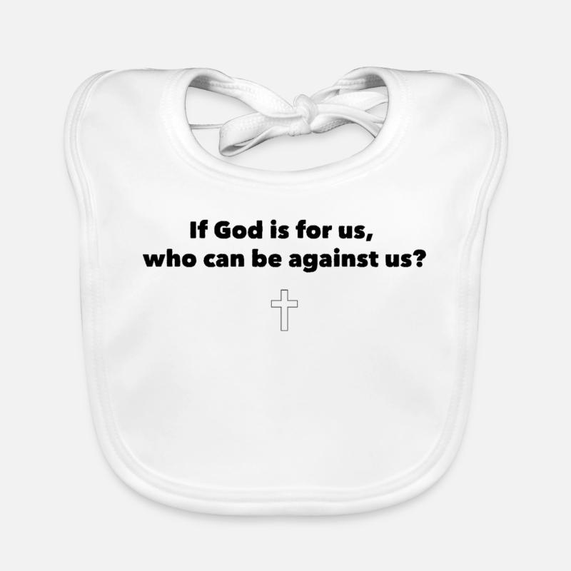 If God Is With Us Organic Baby Bibs
