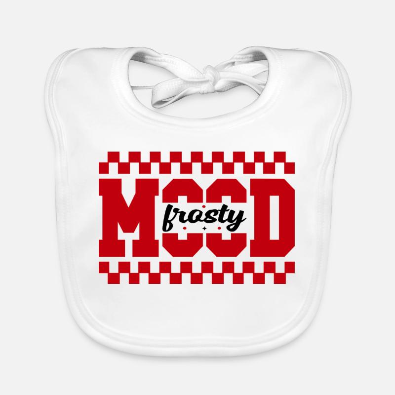 Impression graphique MAD Grid Bavoir bio Bébé