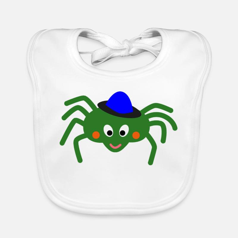 Araignée clown Bavoir bio Bébé