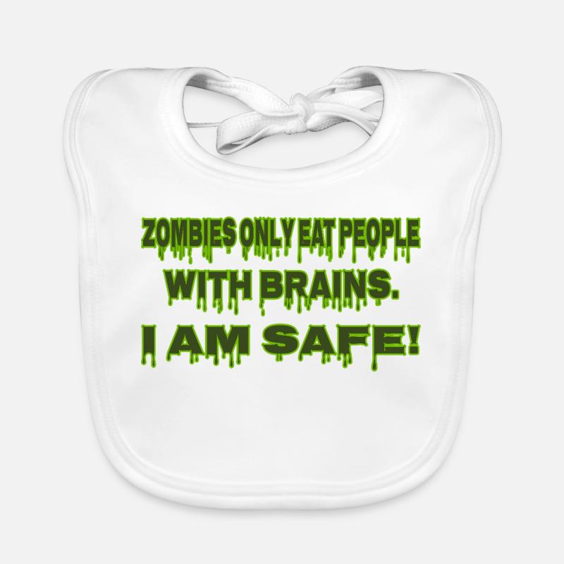 Drôle de costume d’Halloween Zombie Dire Bavoir bio Bébé