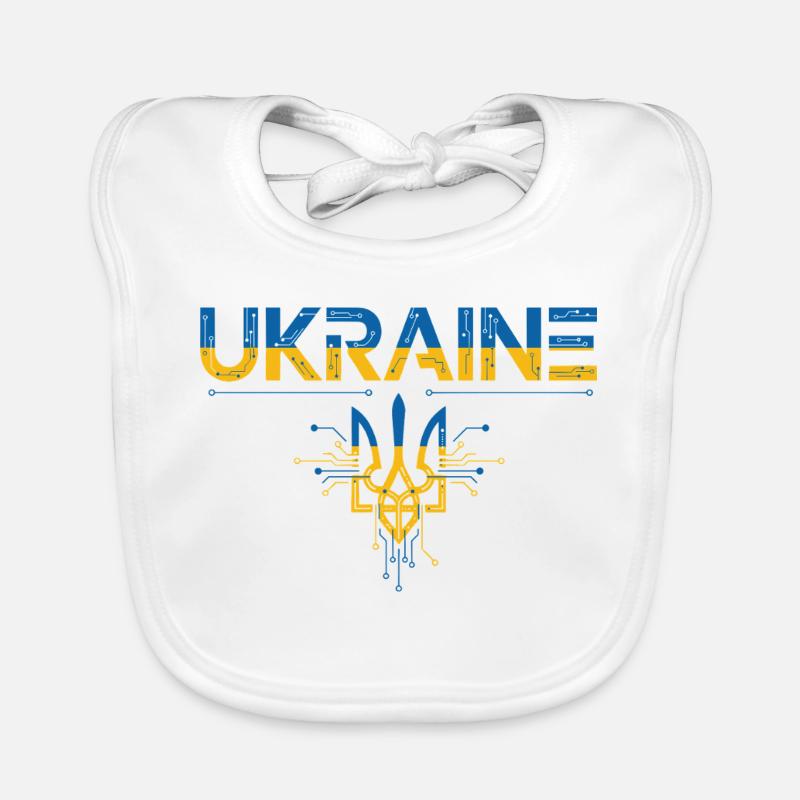 Schaltkreise Trident Ukraine Baby Bio-Lätzchen