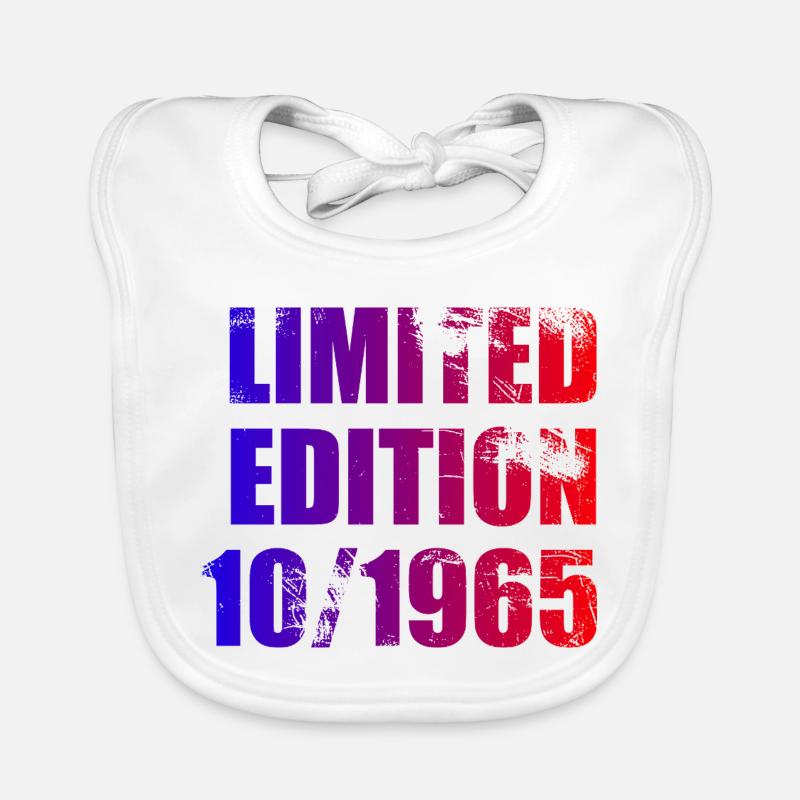 60e anniversaire Edition limitée 10/1965 Bavoir bio Bébé