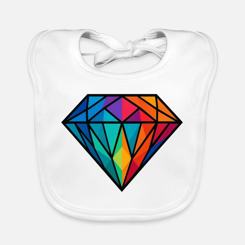 Diamond Organic Baby Bibs
