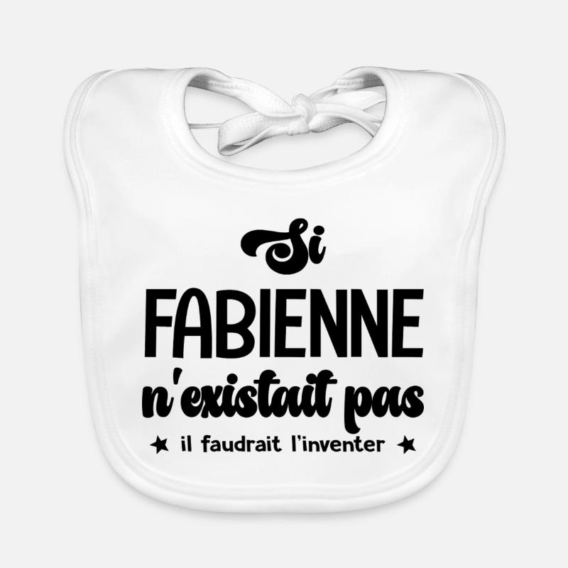 Fabienne personalisiertes Fabienne Geschenk. Baby Bio-Lätzchen