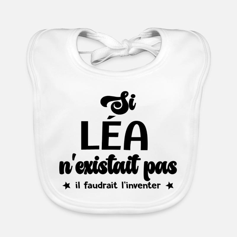 Lea personalized gift lea Organic Baby Bibs