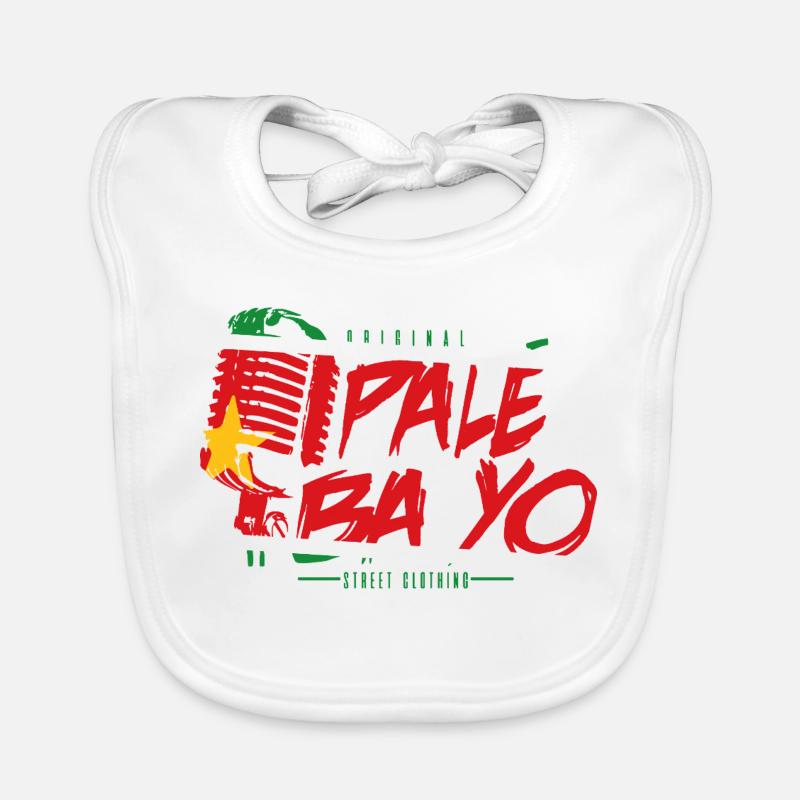 LOGO PBY EDITION DRAPEAU 971 GUADELOUPE Bavoir bio Bébé