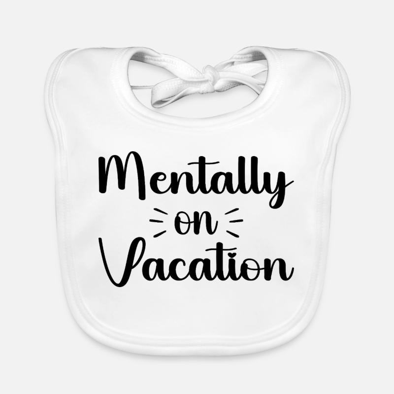 Geistig im Urlaub Baby Bio-Lätzchen