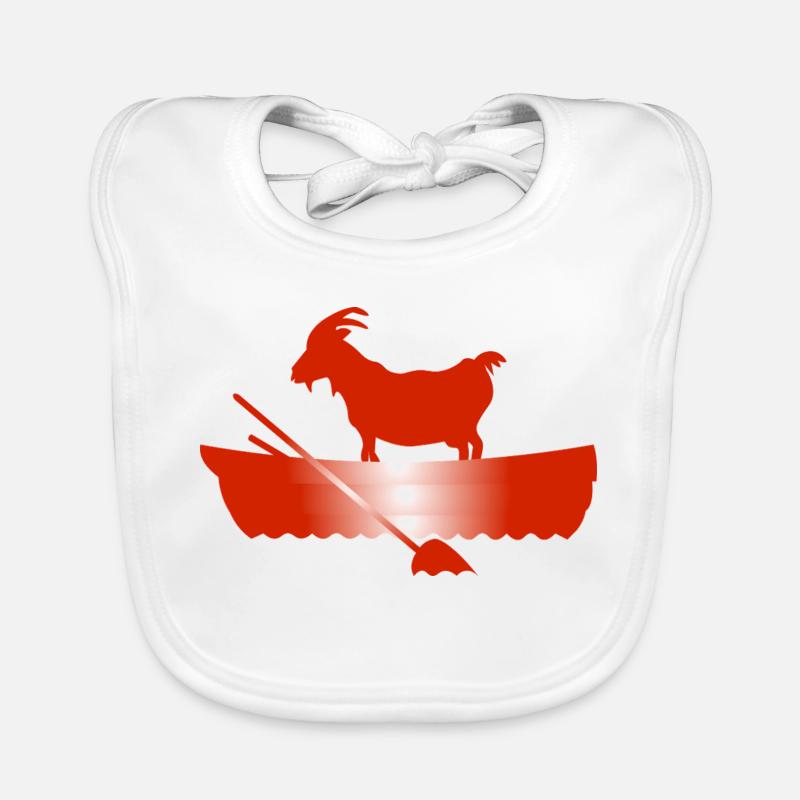 G.O.A.T. Ziege im Boot Baby Bio-Lätzchen