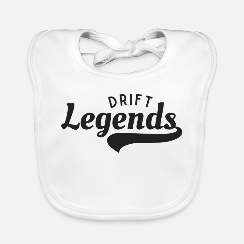 Légendes du drift rétro Bavoir bio Bébé