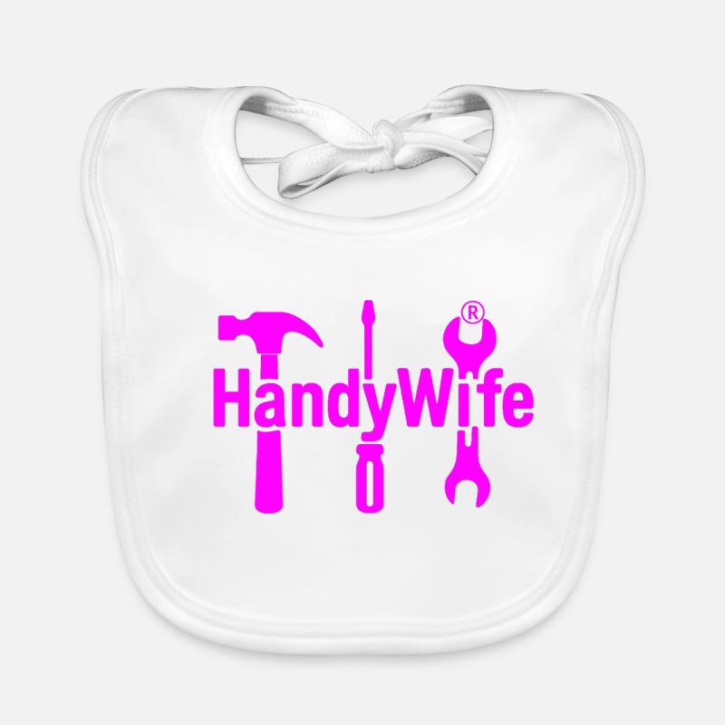 HandyWife Toolset Tee Organic Baby Bibs
