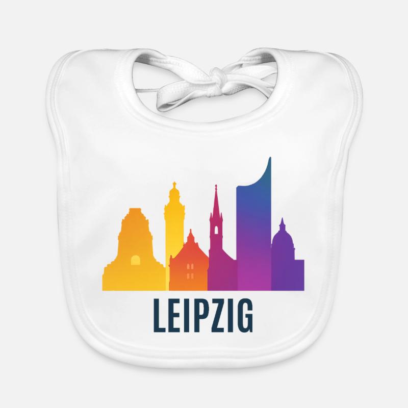 Pente de la ligne d’horizon de Leipzig Bavoir bio Bébé
