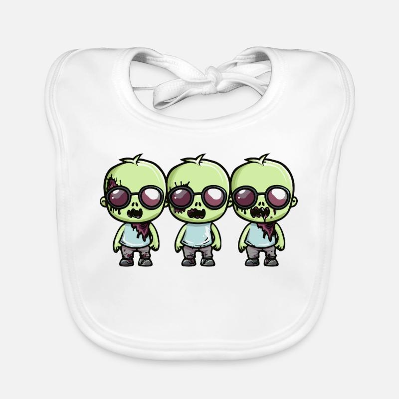 Zombies Halloween Baby Bio-Lätzchen