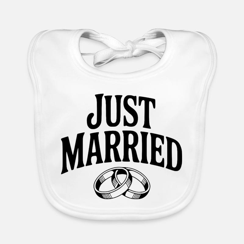 Juste marié Bavoir bio Bébé