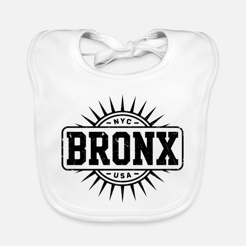 Bronx - New York Souvenir Design Bavoir bio Bébé