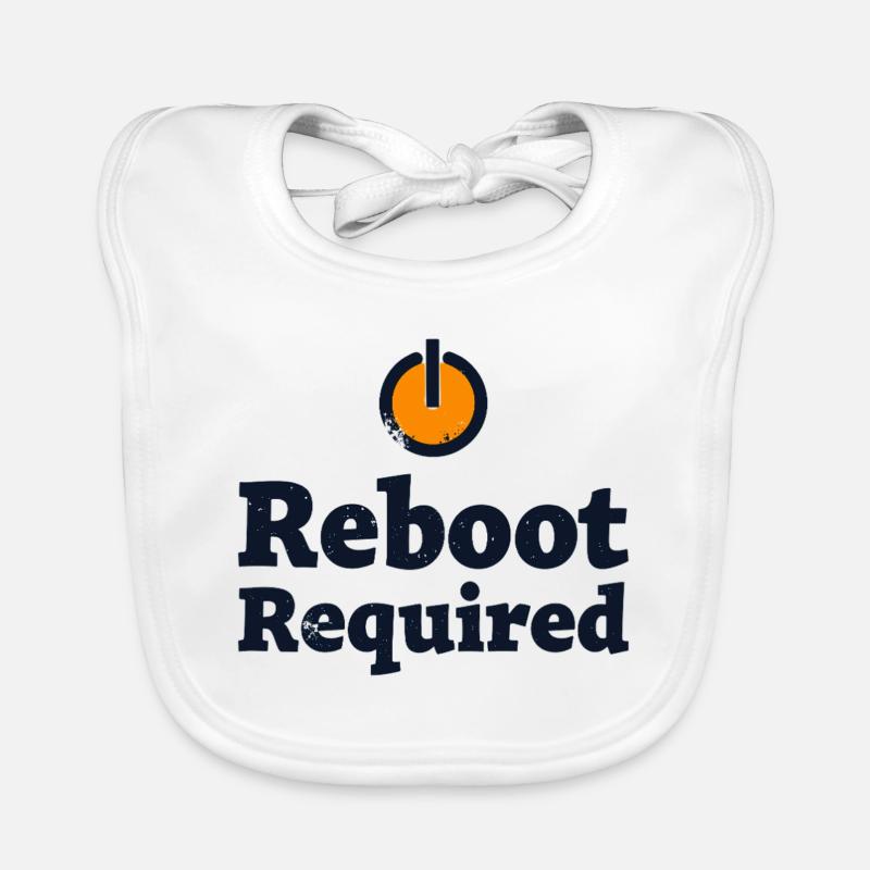 REBOOT REQUIRED Restart Required Organic Baby Bibs