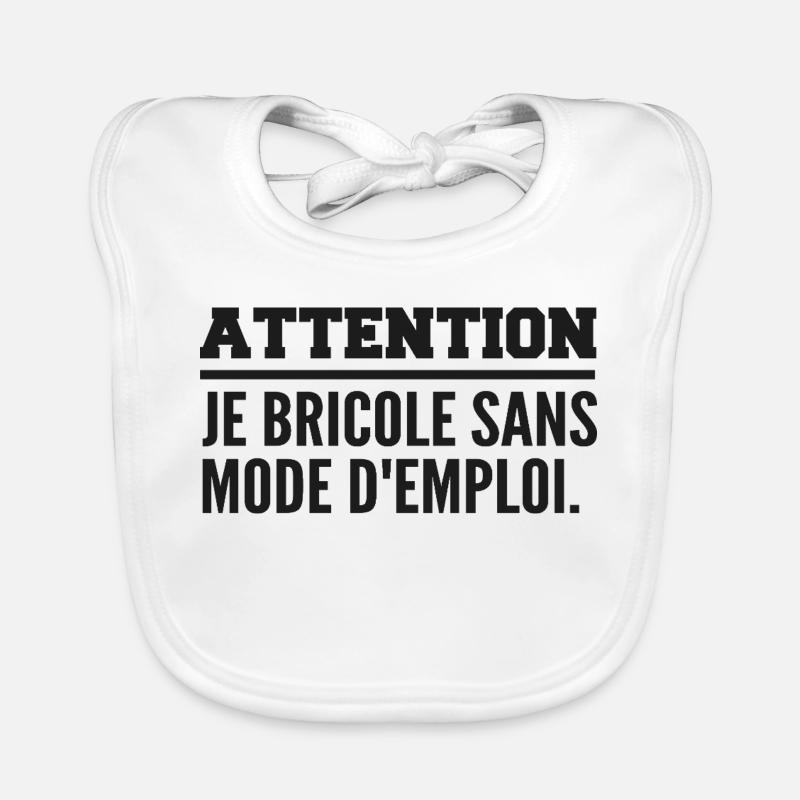 Attention, je bricole sans mode d’emploi Bavoir bio Bébé