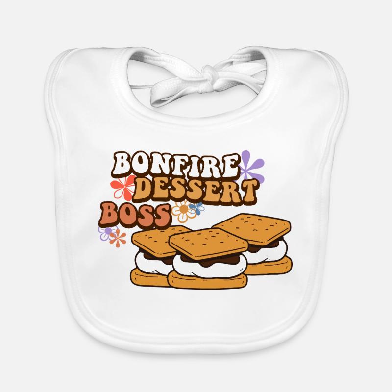 Bonfire Dessert Organic Baby Bibs