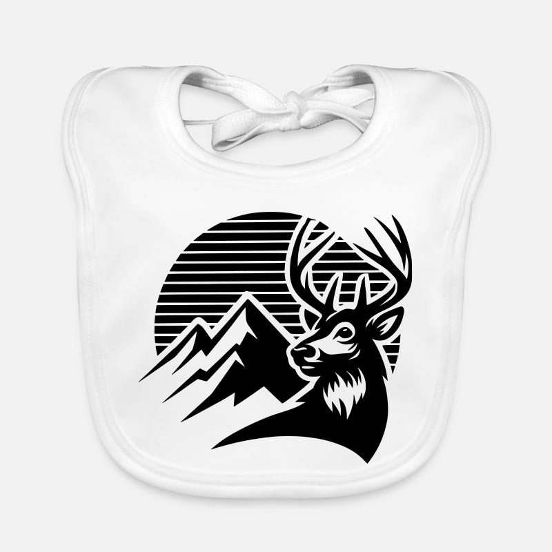 Alpine deer Organic Baby Bibs