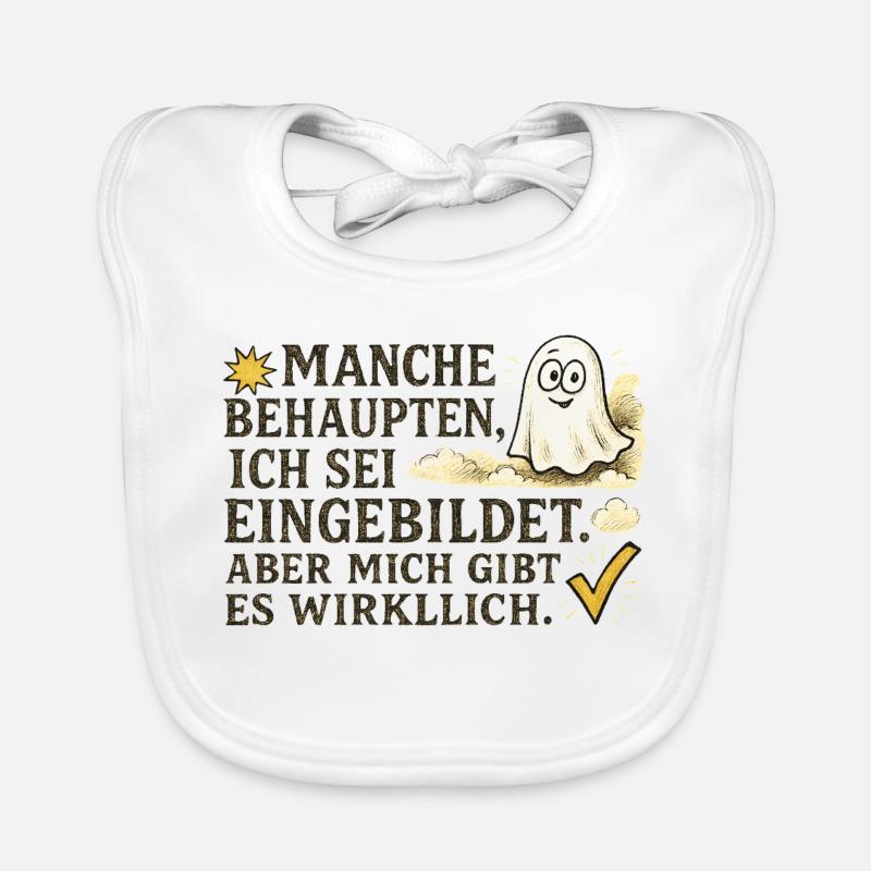 Manche behaupten, ich sei eingebildet Baby Bio-Lätzchen