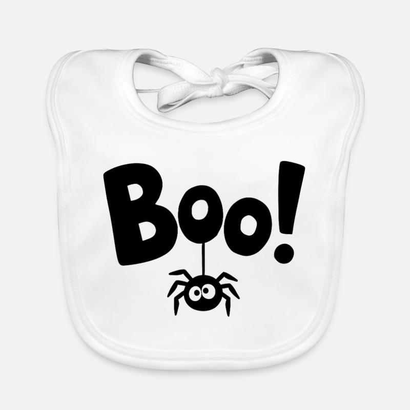 HOU! Drôle de déclaration d’araignée disant Bavoir bio Bébé