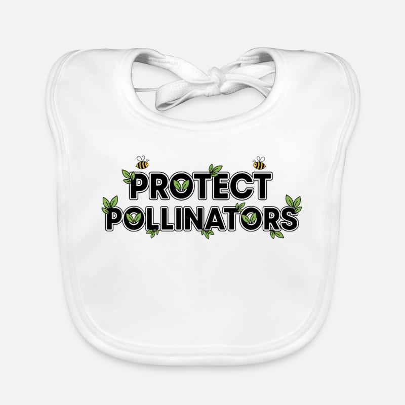 Protect Pollinators | Save the bees Organic Baby Bibs