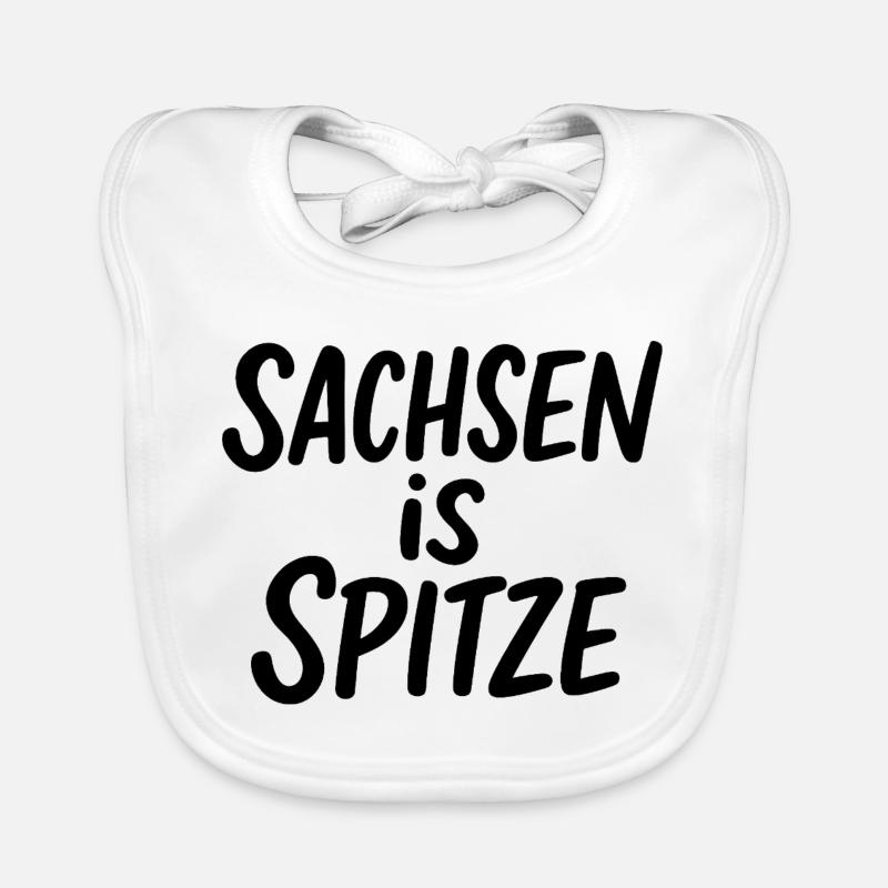 Sachsen_is_Spitze Bavoir bio Bébé