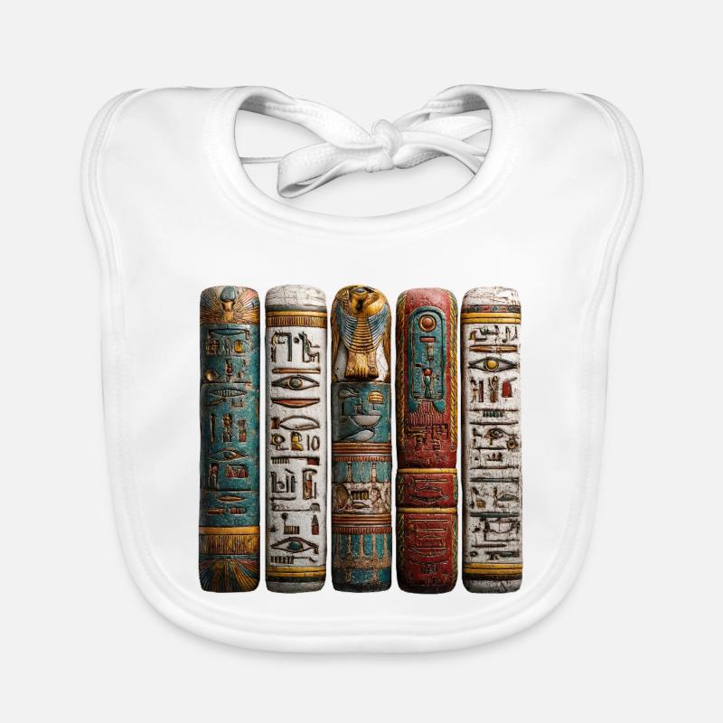 Reading hieroglyphic stelae is a science Organic Baby Bibs