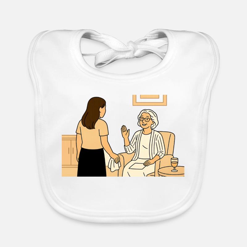 Nursing visit Organic Baby Bibs