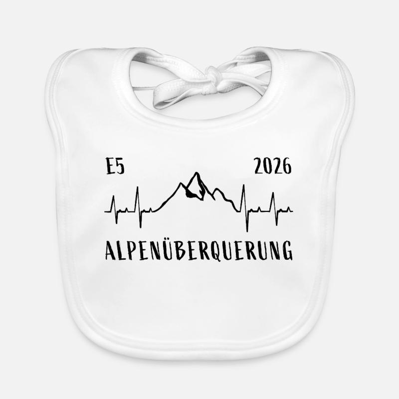 Alpenüberquerung E5 2026 Baby Bio-Lätzchen