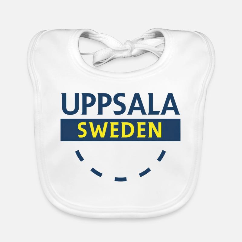 Uppsala Logotype Suède Bavoir bio Bébé