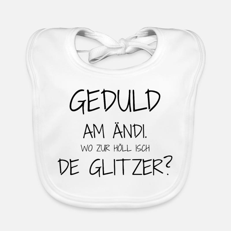 Statement-Design – Ironie trifft Alltag Baby Bio-Lätzchen
