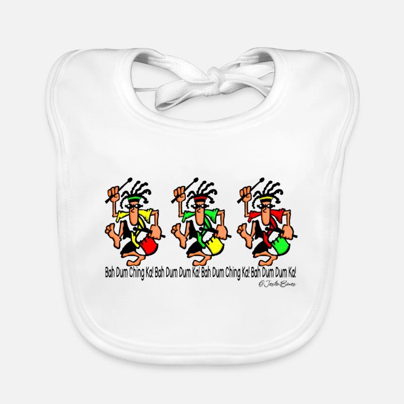 Funky Drummers Organic Baby Bibs